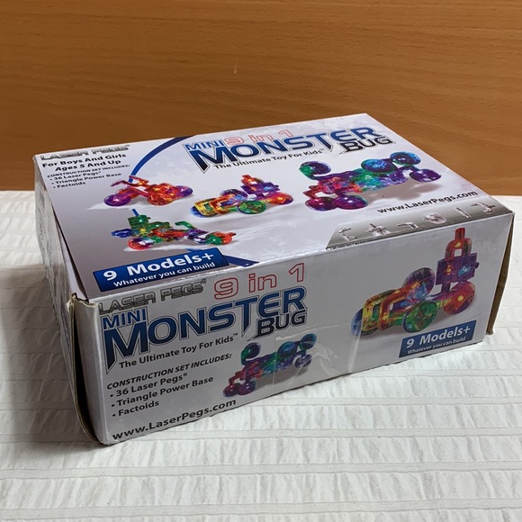 Laser Pegs - Light-Up Building Set - Mini Monster Bug - Picture 13 of 16
